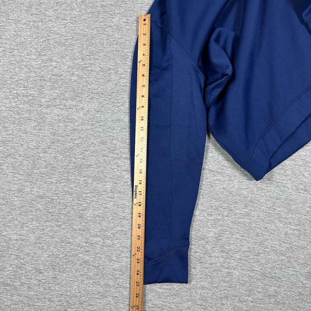 Nike Golf Pullover Mens Size XL Blue Therma Fit 1/4 Zip Long Sleeve NEW